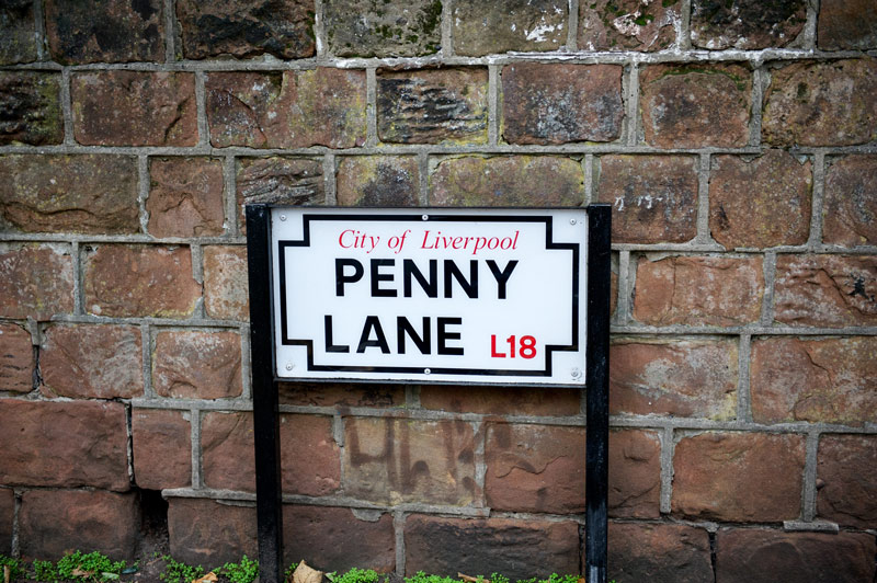 Penny Lane, Liverpool