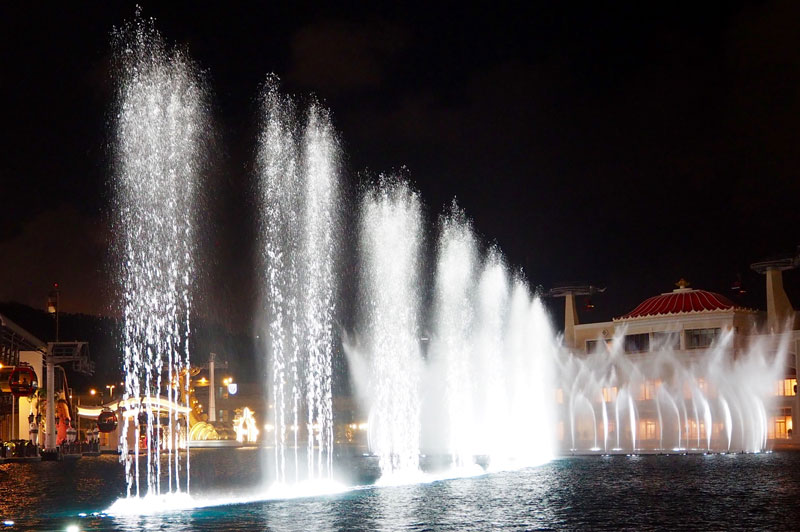 Spectacular water show, Wynn Palace Hotel