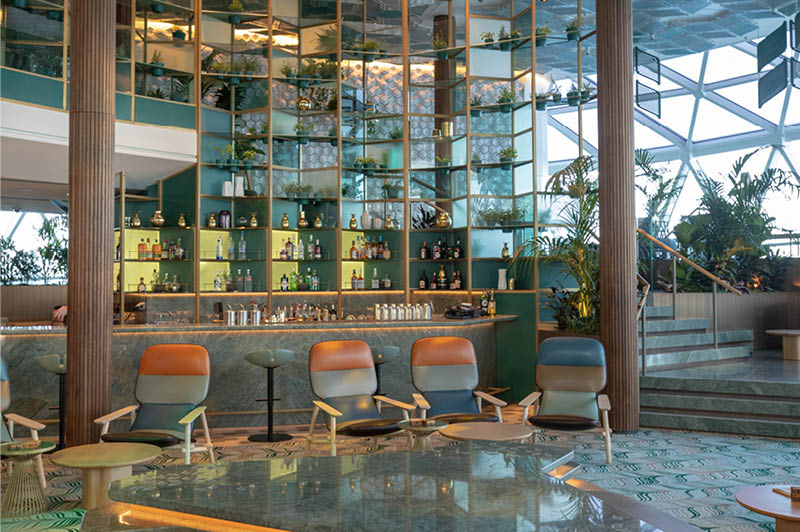 Celebrity Edge, Eden Bar (image courtesy of Celebrity Cruises)