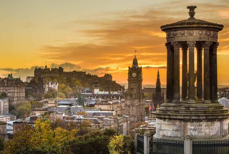 Edinburgh's charming, historic skyline