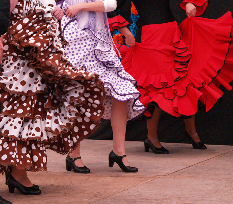 Flamenco legs Andalucia  Spain