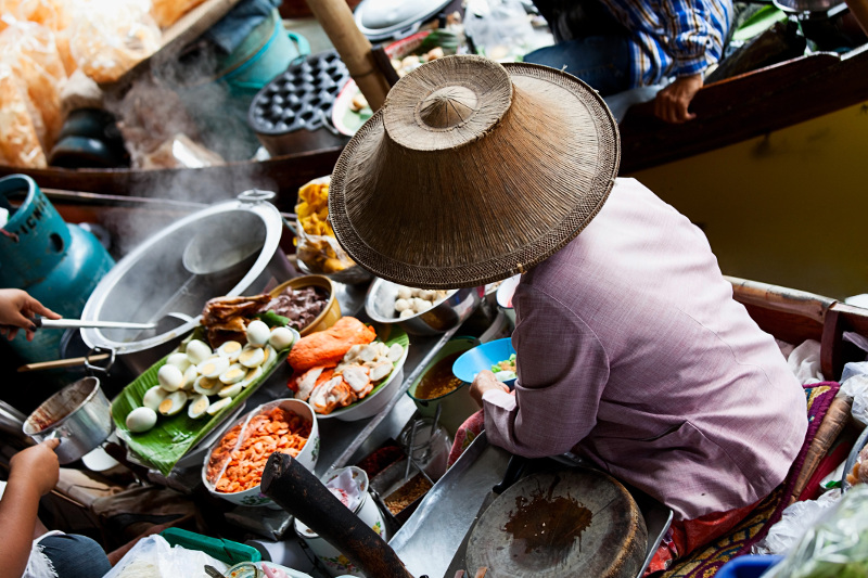 Floating market Bangkok