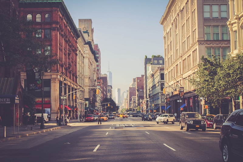 The streets of New York City.