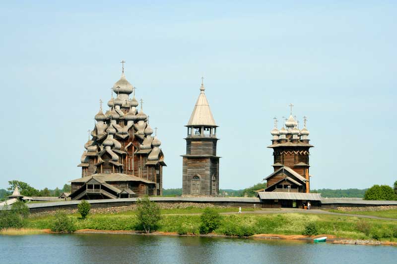 Kizhi Pogist in Lake Onega, Russia