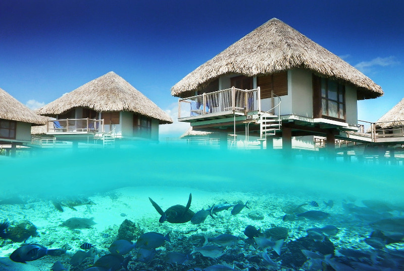 LE Meridien Bora Bora Overwater Bungalow