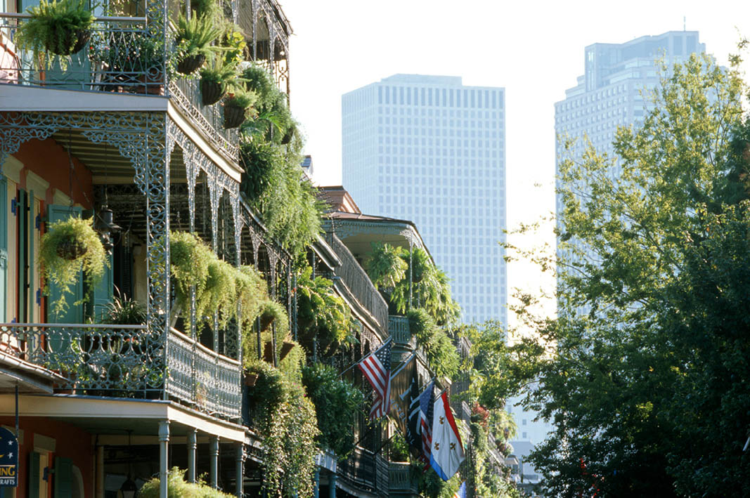 New Orlean's French Quarter.