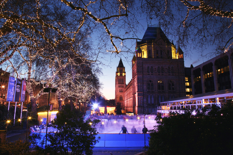 London winter ice skating