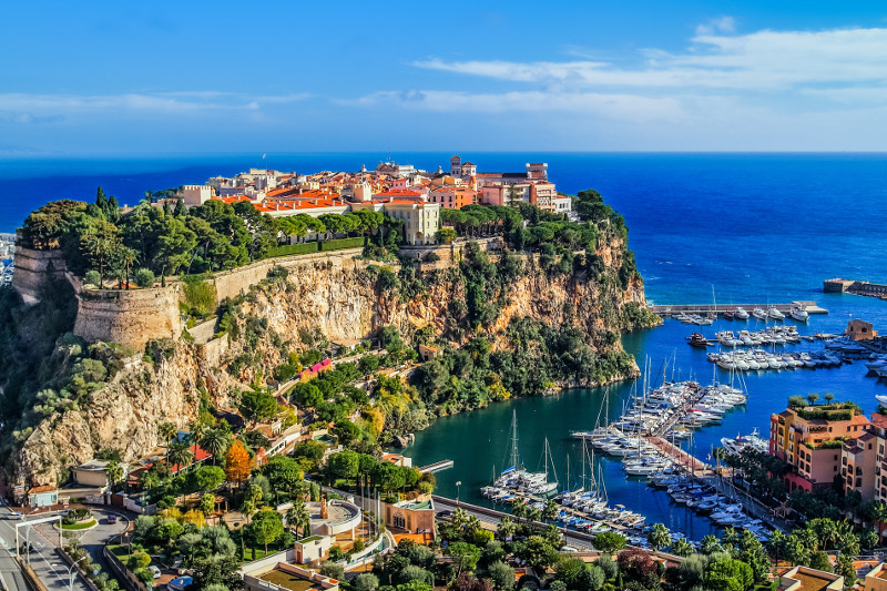 Stunning Monaco and the Prince's Palace, a short trip from Monte Carlo