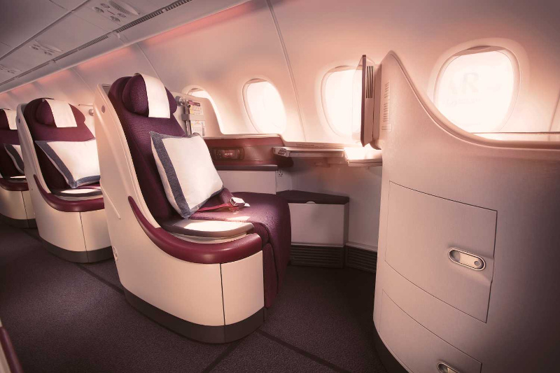 Qatar Airways Business Class window seat