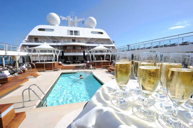 Time on board Seabourn Sojourn is full of luxury.