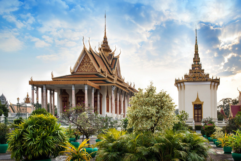 The Royal Palace at Phnom Penh