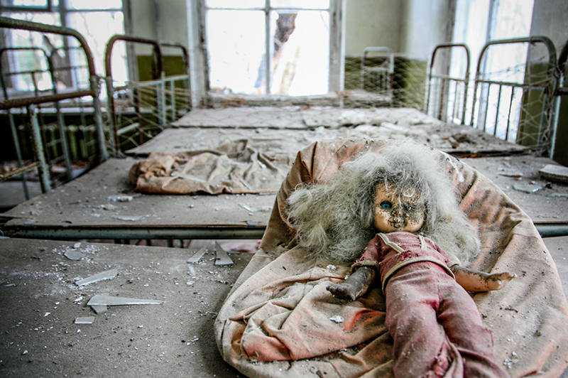 Abandoned School in Pripyat, Ukraine