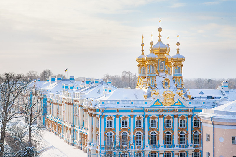 Did you know there are over 100 Kg of Gold in the Palace and it was the “summer palace” to the Russian tsars.