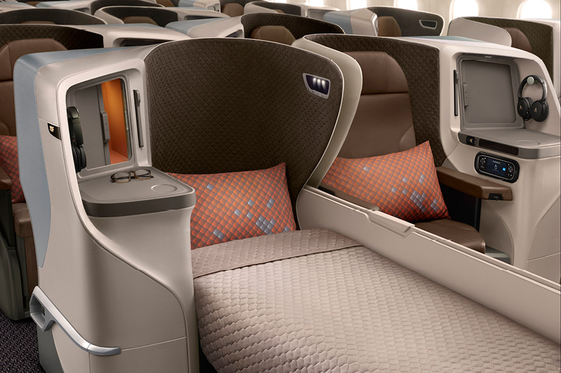 Business Class on the Singapore Airlines 787-10 aircraft