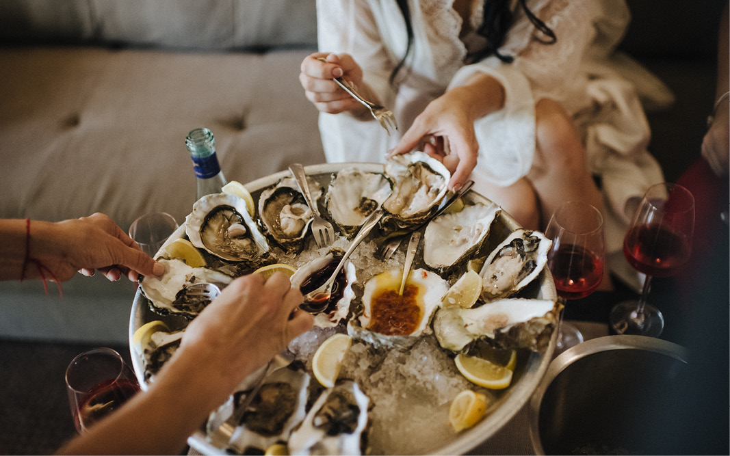 Oysters enjoyed in Western Australia