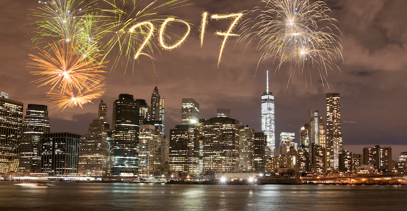 New York Skyline at NYE