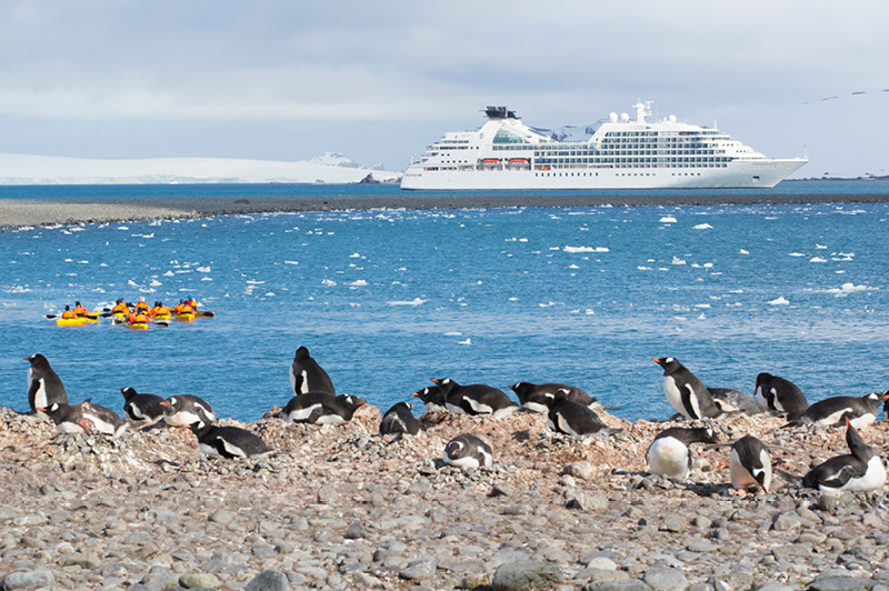 Seabourn Quest in Antarctica