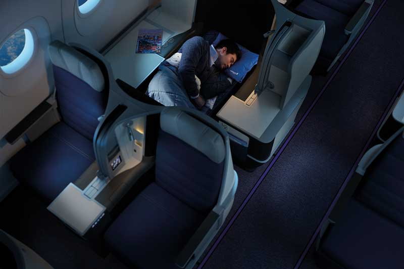 Malaysia Airlines Business Class Lie Flat Beds