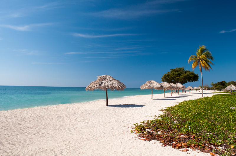 Beautiful Cuban beach.