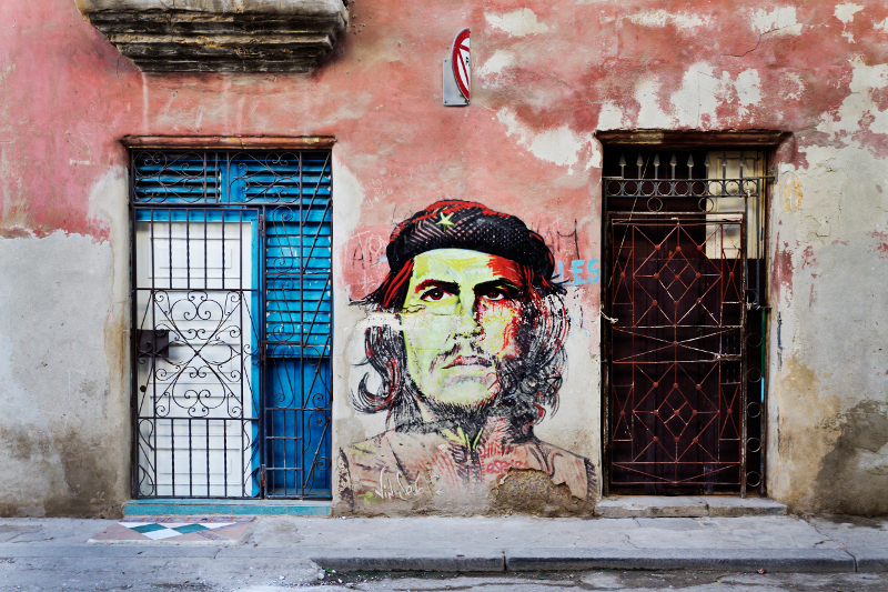 Mural in Havana, Cuba.