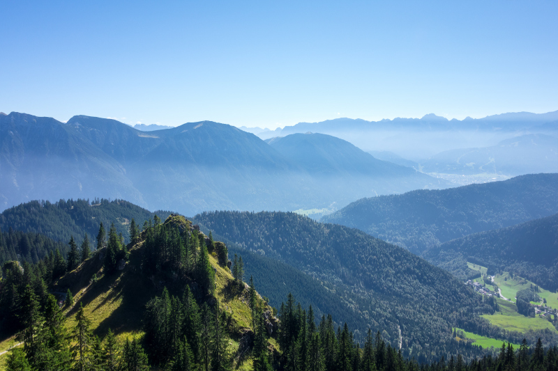 Laber Mountain views in Bavaria, Germany.