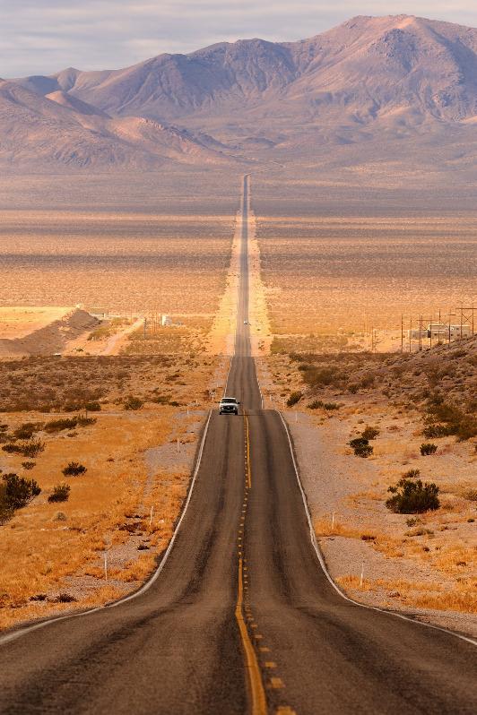 The road to Death Valley