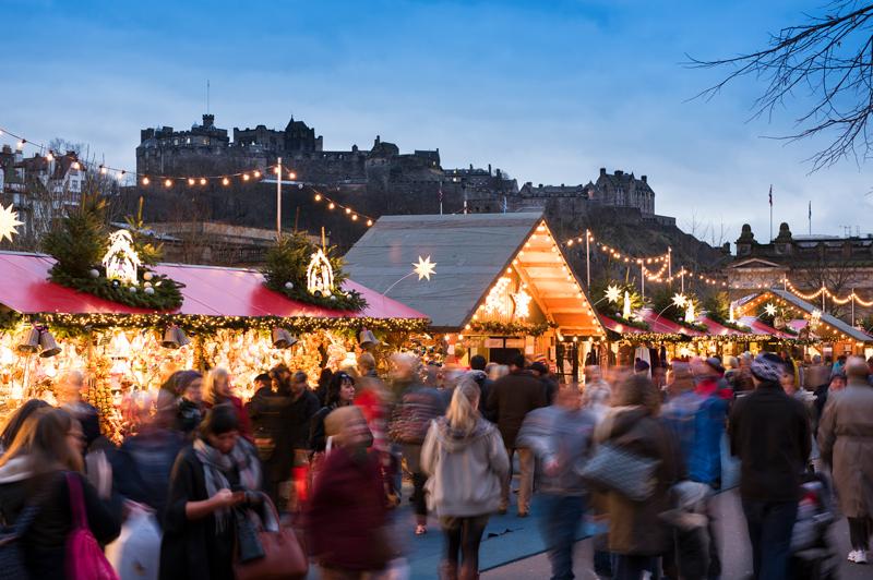 Christmas Markets in Edinburgh, Scotland Christmas Markets in Edinburgh, Scotland