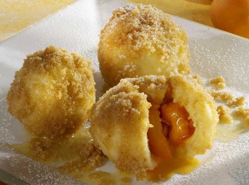 Austrian dessert apricot pastry