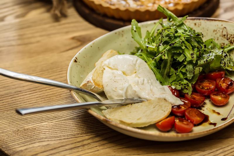 Burrata cheese has a softer, more liquefied texture than mozzarella
