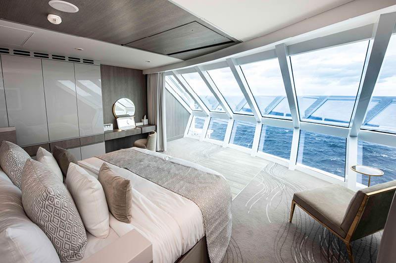 Celebrity Edge, Iconic Suite (image courtesy of Celebrity Cruises) Celebrity Edge, Iconic Suite (image courtesy of Celebrity Cruises)