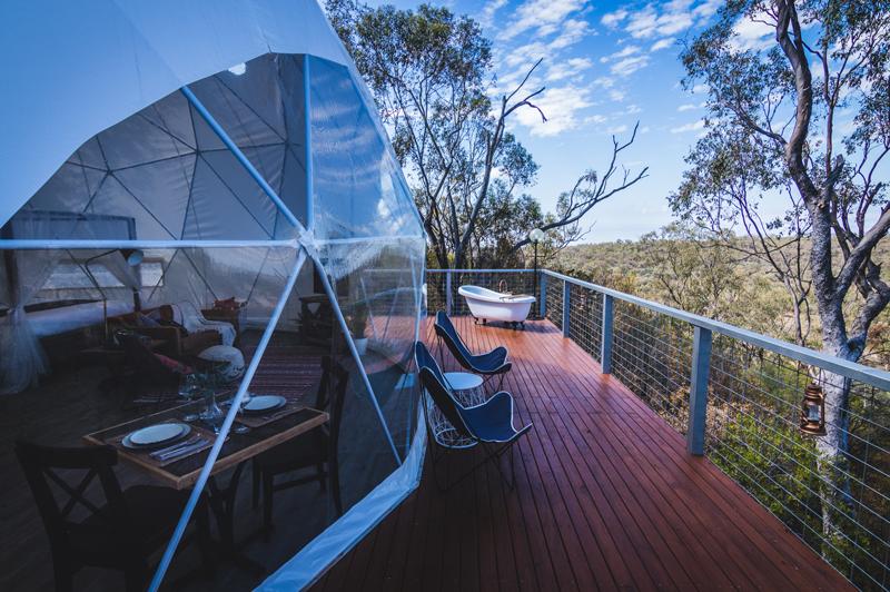 Faraway Domes outside