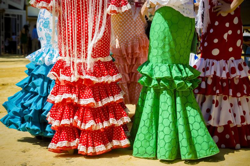 Flamenco frocks Seville April Fair