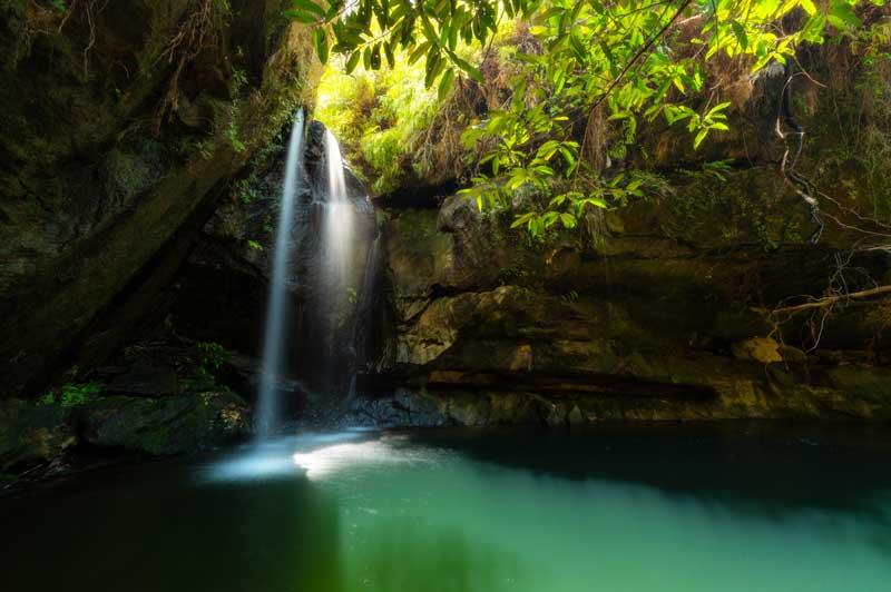 Black pool swimming hole in Isalo National Park Black pool swimming hole in Isalo National Park