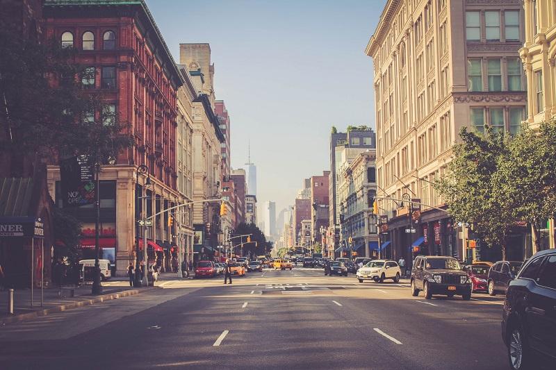 The streets of New York City.