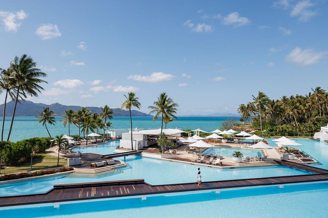 One of the InterContinental Hayman, Great Barrier Reef's biggest draw cards: their ultra-luxurious pool. One of the InterContinental Hayman, Great Barrier Reef's biggest draw cards: their ultra-luxurious pool.
