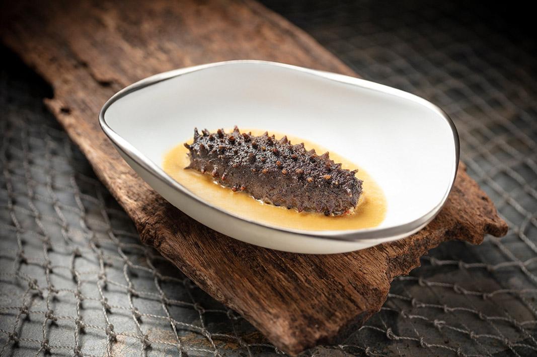 VEA’s signature sea cucumber dish. VEA’s signature sea cucumber dish.