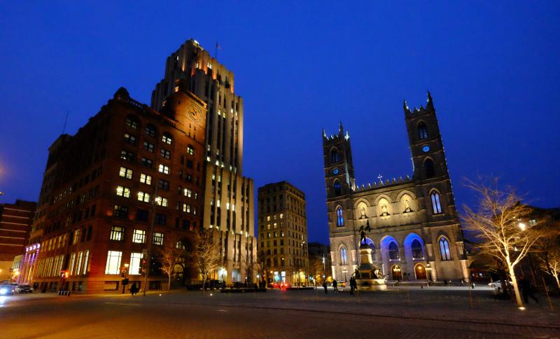 Historic old town Montreal