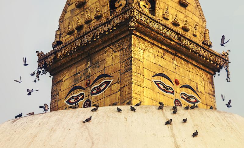Swayambhunath Temple in Nepal