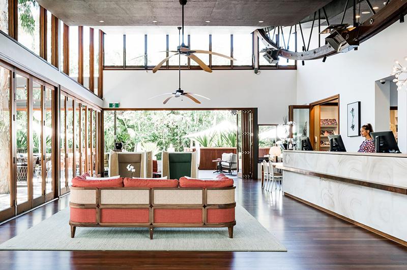 Lobby, Byron at Byron, a Crystalbrook Collection Resort | Credit: Byron at Byron Lobby, Byron at Byron, a Crystalbrook Collection Resort | Credit: Byron at Byron