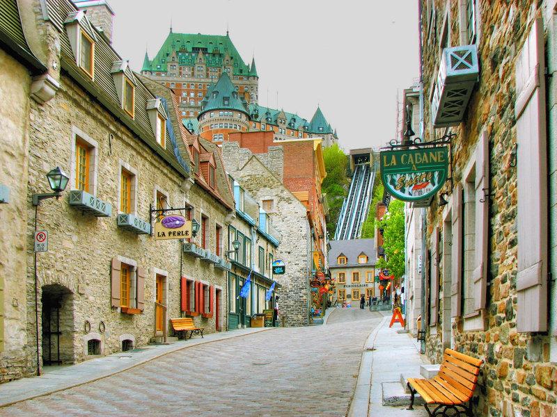 Historical streets of Quebec City