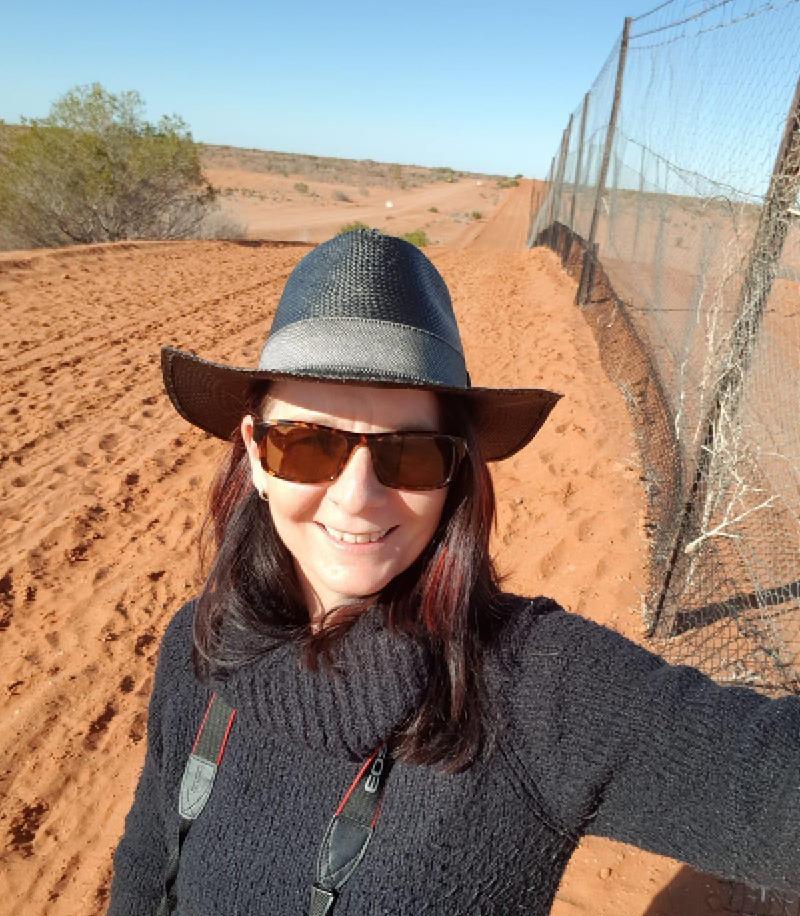 5000km long Dingo Fence up close 5000km long Dingo Fence up close