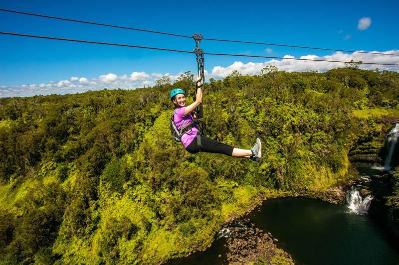Zipline Tour with Kapohokine Adventures (image courtesy of Kapohokine Adventures) Zipline Tour with Kapohokine Adventures (image courtesy of Kapohokine Adventures)