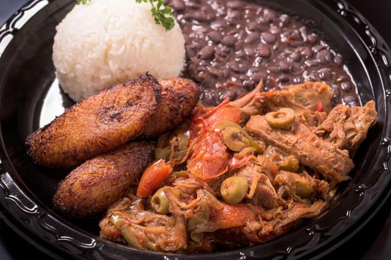 Ropa Vieja, a Cuban dish of stewed beef and vegetables