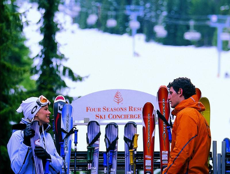 Ski concierge at Four Seasons Resort Whistler