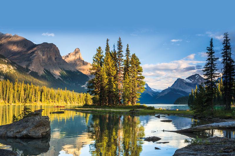 Spirit Lake Maligne Lake Cropped