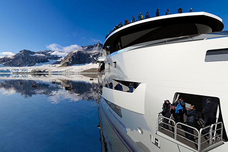 hydraulic viewing platform