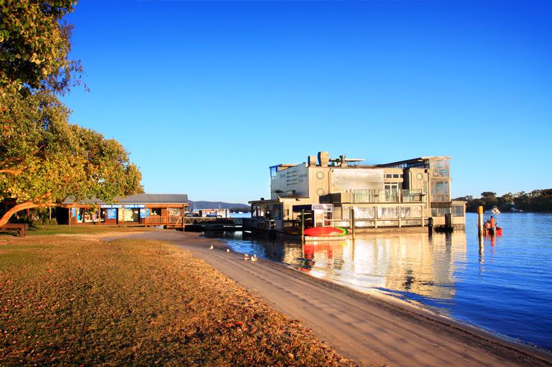 3 level glass fronted bistro, Noosa Boathouse. Visit Sunshine Coast