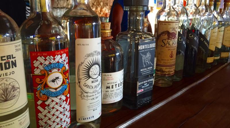 local food in mexico - mezcal