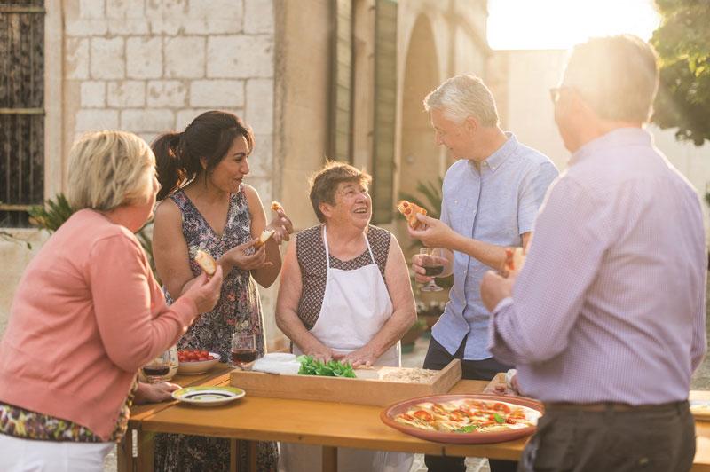 Local experience in Italy