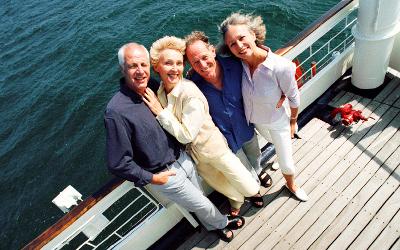 Seniors on cruise ship
